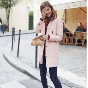 Boden Moleskin Duffle Coat Sz 4 Blush